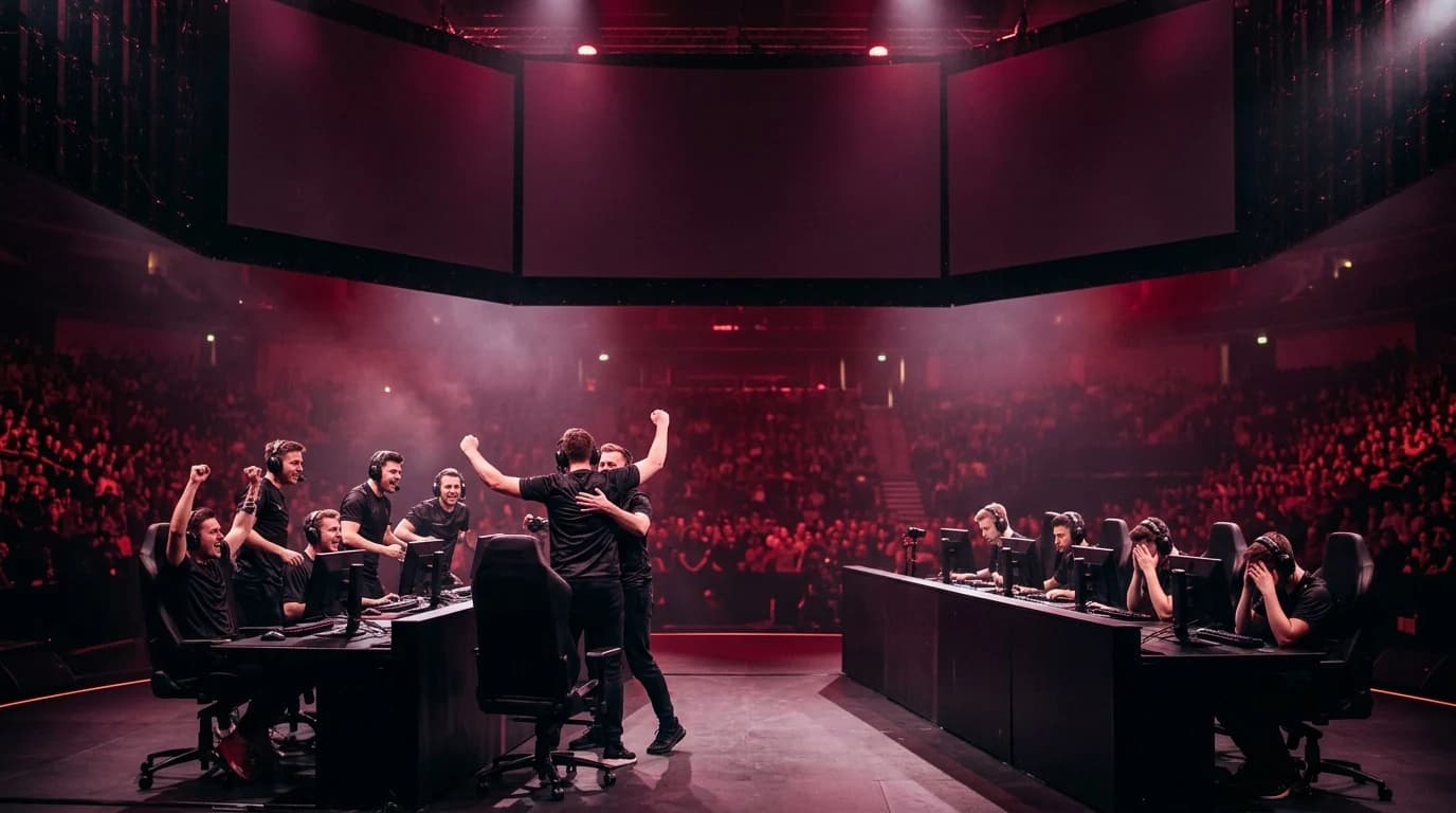 Vitality overcome Falcons comeback to secure playoff spot