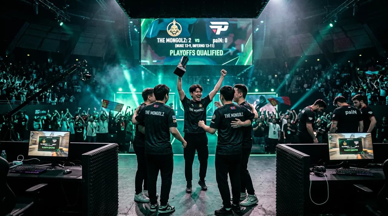 The MongolZ secure EWC playoff spot with dominant 2-0 win over paiN